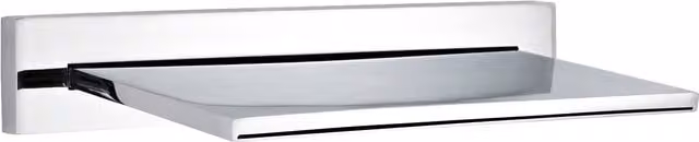 Balterley Wall Mounted Waterfall Bath Filler Spout in Chrome Silver