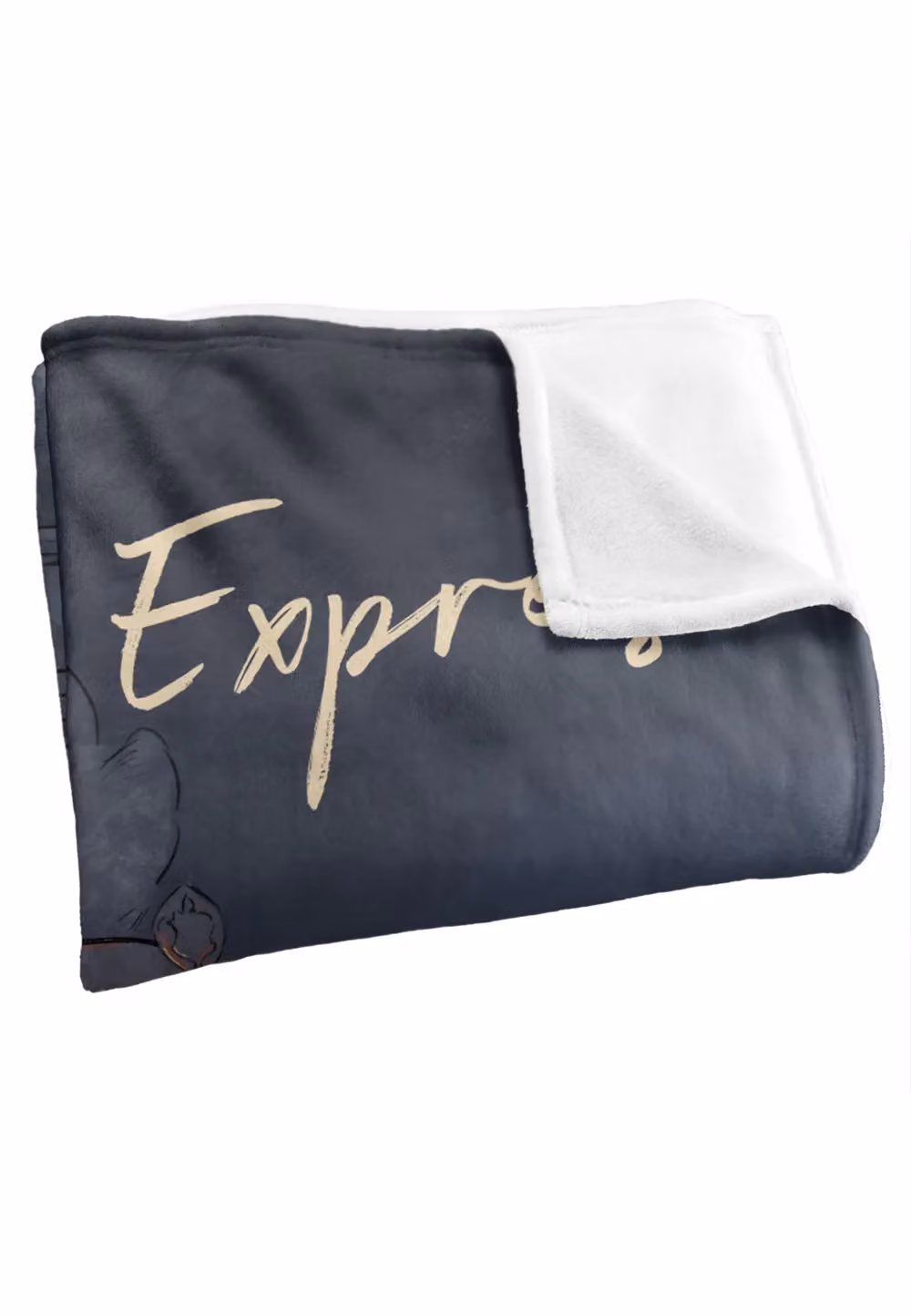 LOGOVISION Harry Potter Hogwarts Express Super Soft Fleece Throw Blanket, White, W/D/H: 152 x 127 cm – 3