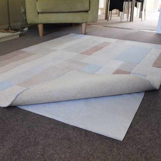 JVL Rug Safe Carpet Gripper for Carpet Floors, White or Transparent, W: 60 cm x D: 60 cm – 5