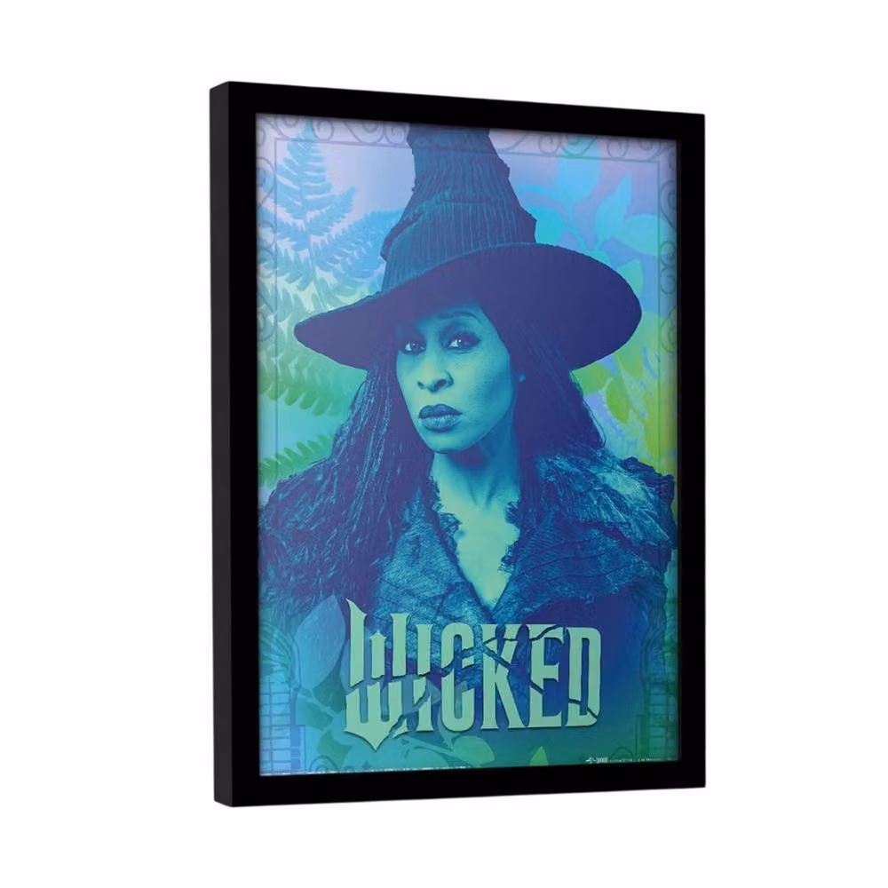 Wicked Elphaba Multicolour Framed Typography Paper Poster – 2