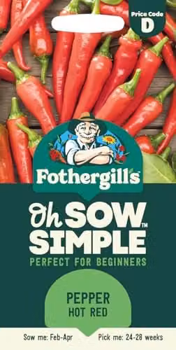 Mr Fothergill's Oh Sow Simple Red Hot Pepper Vegetable Seeds