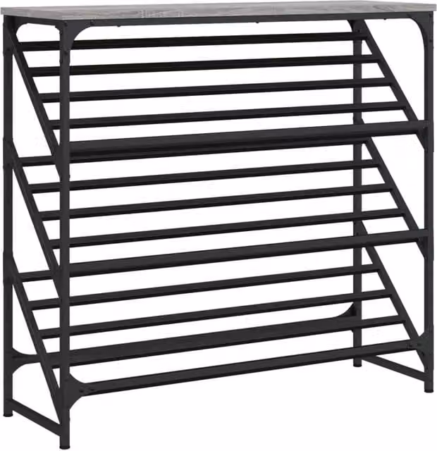 Berkfield Home Grey Sonoma Shoe Rack, W/D/H: 90 x 30 x 85 cm – 1