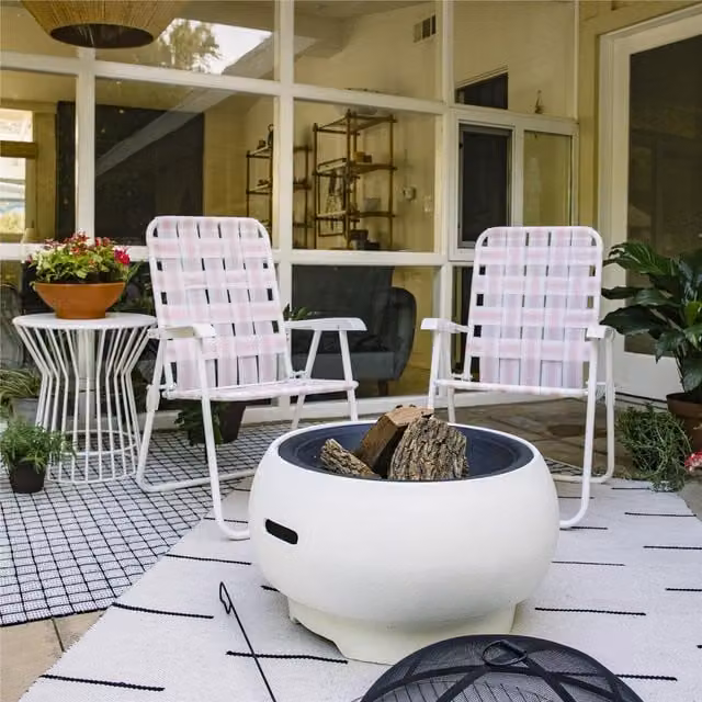 Dorel Home Novogratz Priscilla Folding Chair in Pink Rosewater