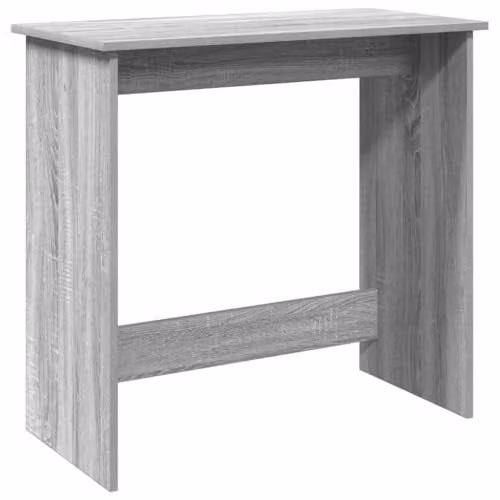 vidaXL Writing Desk in Grey Sonoma, Engineered Wood, W: 80 cm, D: 40 cm, H: 75 cm