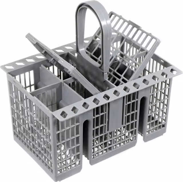 VOGREX Grey Dishwasher Cutlery Basket with Removable Handle, 22 cm – 1