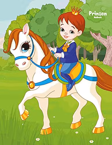 Prinzen-Malbuch 1: Volume 1 Colouring Book for Children by Createspace