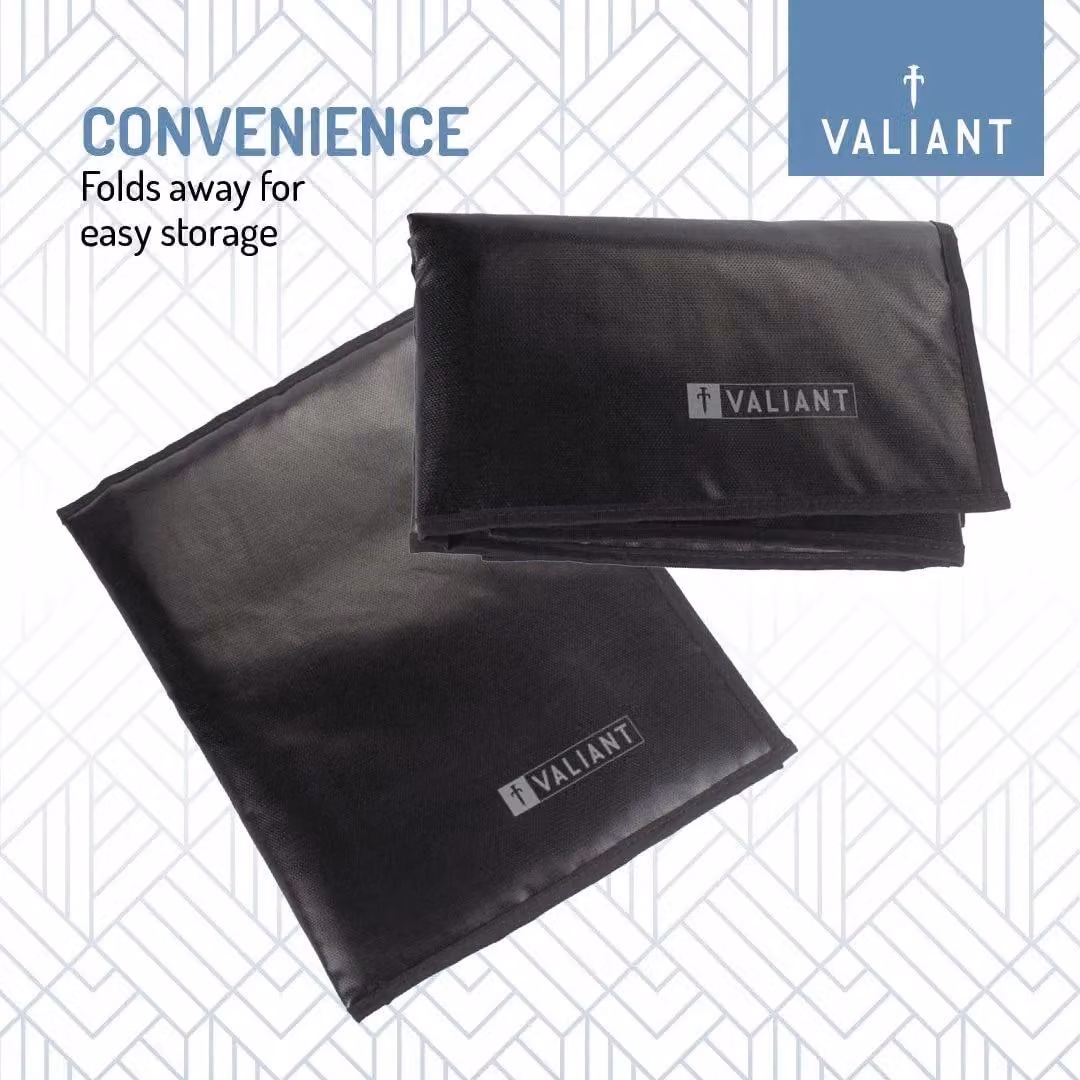 Valiant Fire Resistant Protective Hearth Mat, Black, W: 98 cm, D: 43 cm – 6
