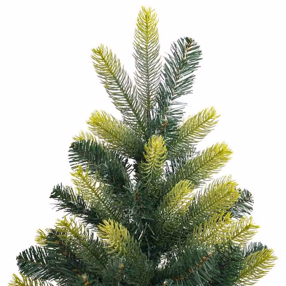 Berkfield Home Realistic Artificial Hinged Christmas Tree with 300 LEDs, Green, Height: 240 cm – 4