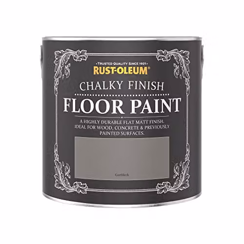 Rust-Oleum Gorthleck Water-Based Scratch-Proof Floor Paint in Matt Finish, 2.5 l – 2