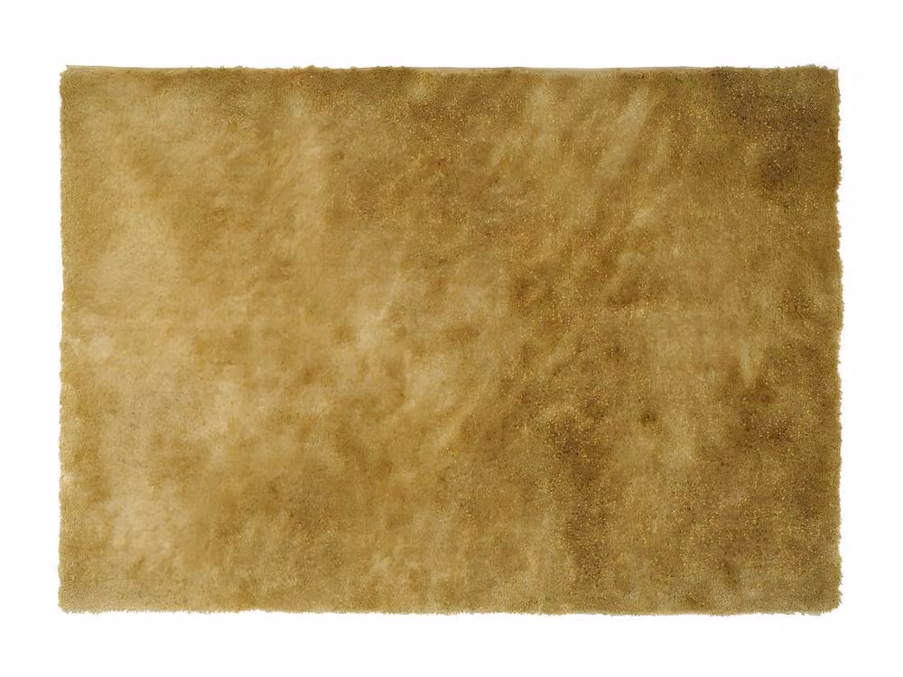 Vente-unique Shaggy Long Pile Glitter Rug in Gold and Silver, W/D/H: 160 x 230 cm – 2
