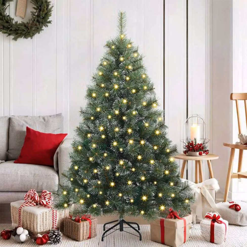 Berkfield Home Realistic Artificial Christmas Tree with 150 LEDs, Green, Height: 150 cm – 2