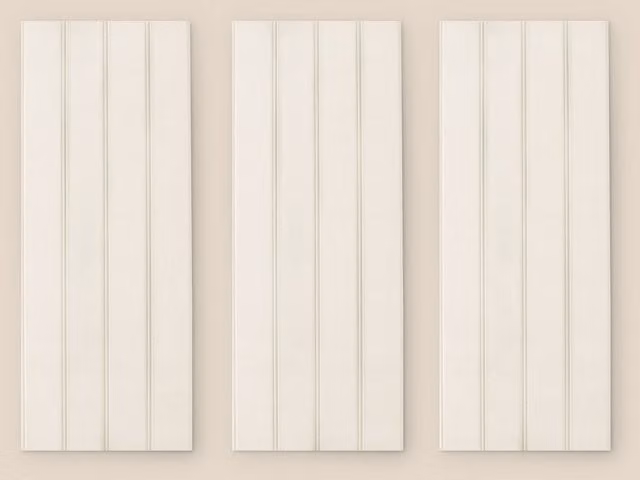 Trims & Co. Reeded Tongue and Groove MDF Wall Panels in White Primer
