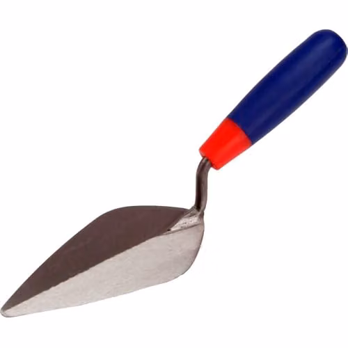 RST Soft Touch Pointing Trowel 6in, Red and Blue