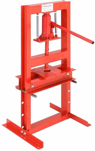 KORVIXA 6T Bearing Hydraulic Floor Press in Red