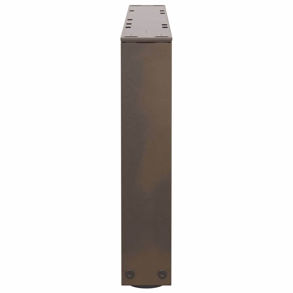 Berkfield Home V-Shape Dining Table Legs, 2 Pieces, Brown Steel, H: 50 cm, W: 30-31.3 cm – 3