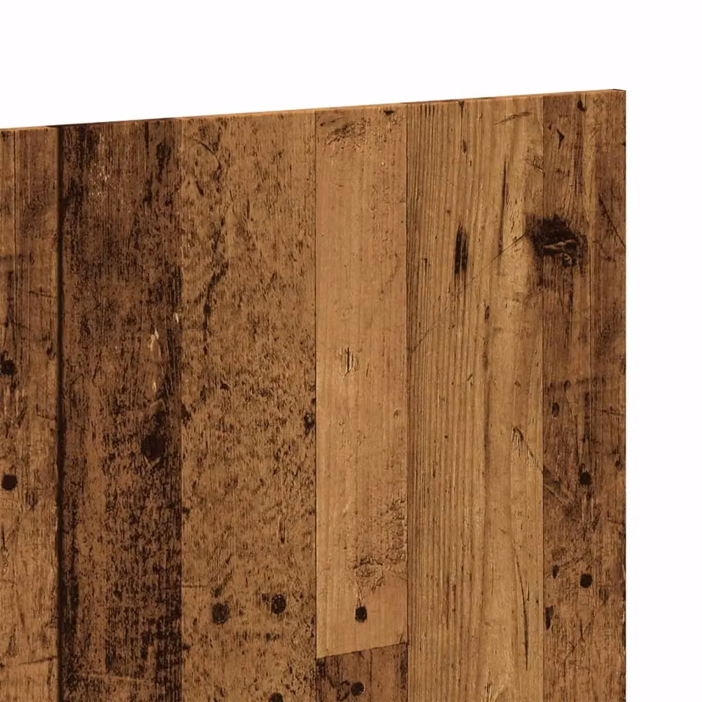 Berkfield Home Rustic Old Wood Bed Headboard in Brown, W: 200 cm, D: 1.5 cm, H: 80 cm – 3
