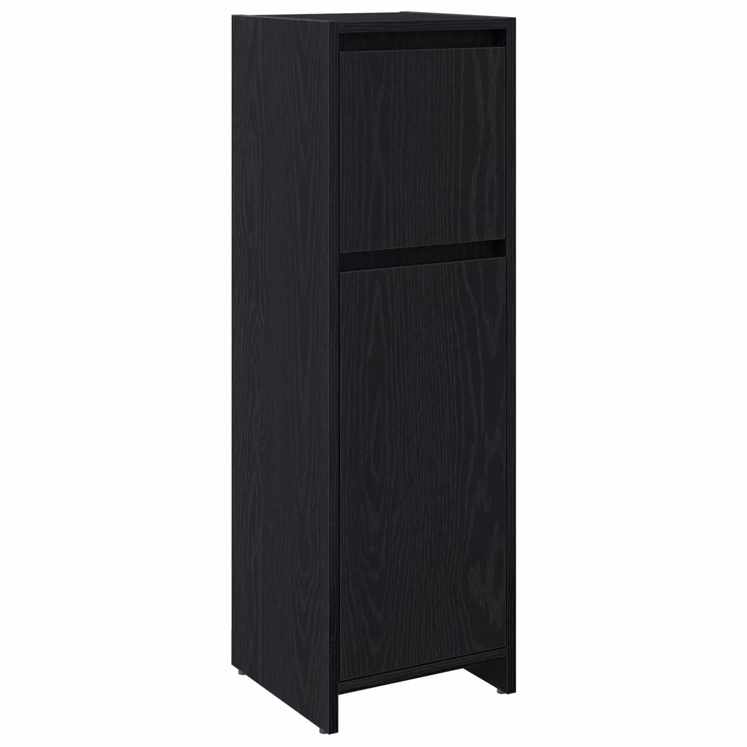 Berkfield Home Modern Black Oak Bathroom Cabinet, W/D/H: 30 x 30 x 95 cm – 2