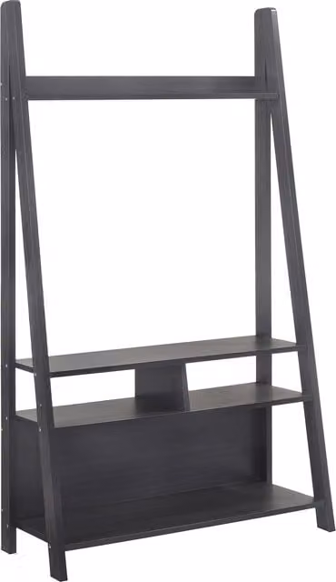 LPD Home Tiva Ladder Entertainment Unit in Black Matt