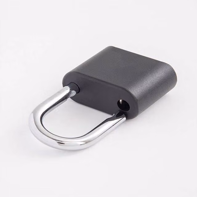 VOGREX 4 Digit Combination Heavy Duty Padlock with 60mm Long Shackle, Black – 1