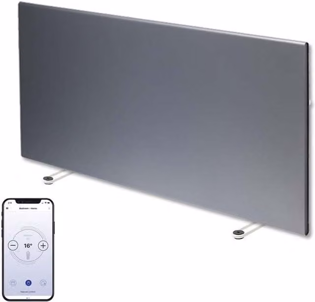 Adax Neo WiFi Portable Convector Electric Heater in Lava Grey