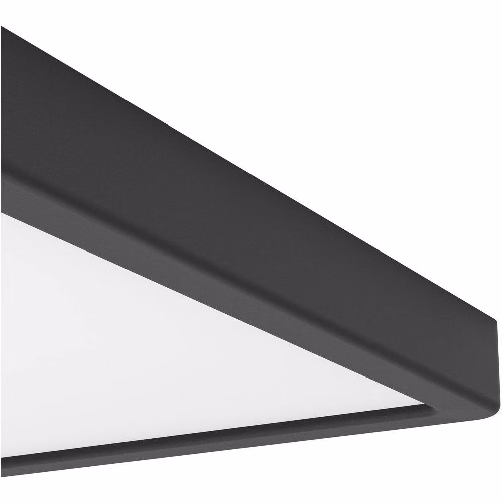 Loops 2 Pack Black Square LED Ceiling Light for Modern Indoor Spaces – 3
