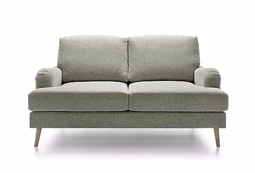 Abakus Direct Harper 2 Seater Sofa in Pickle Green Smart Chenille Fabric – 1