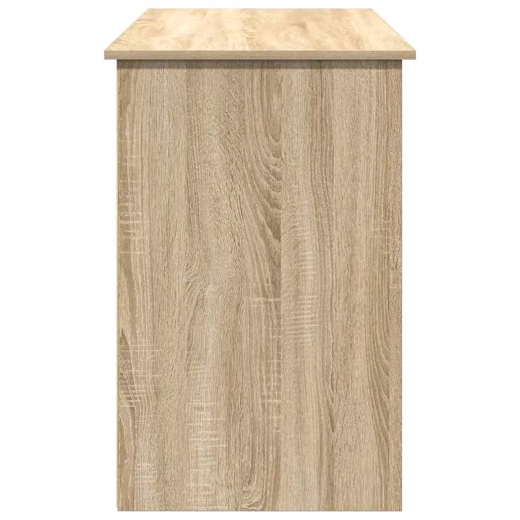 Berkfield Sonoma Oak Writing Desk in Brown, W/D/H: 102 x 50 x 75 cm – 4
