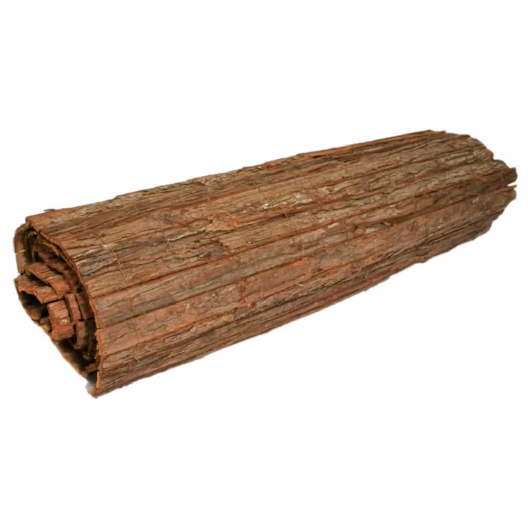 Primrose Natural Bark Privacy Screening Roll Garden Fence, Brown, H: 180 cm x W: 400 cm