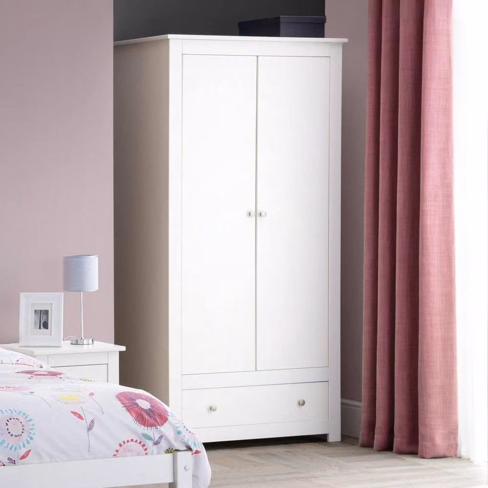 Cheshire Premium Hawthorne Wardrobe in Surf White – 2