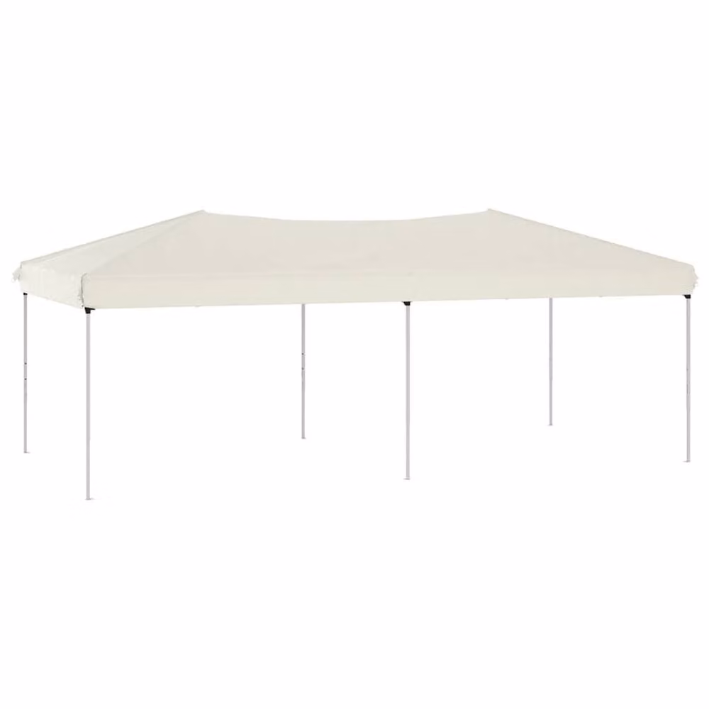 Berkfield Home Folding Party Tent in Beige, W: 6 m, D: 3 m – 2