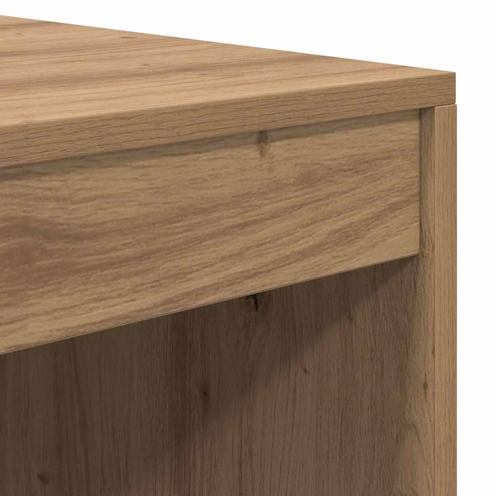 Berkfield Home Modern Writing Desk in Artisan Oak Brown, W/D/H: 90 x 50 x 76 cm – 6
