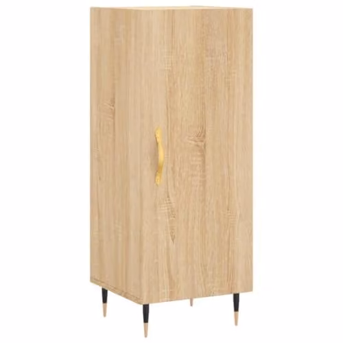vidaXL Modern Sideboard in Sonoma Oak Brown, W/D/H: 34.5 x 34.5 x 90 cm