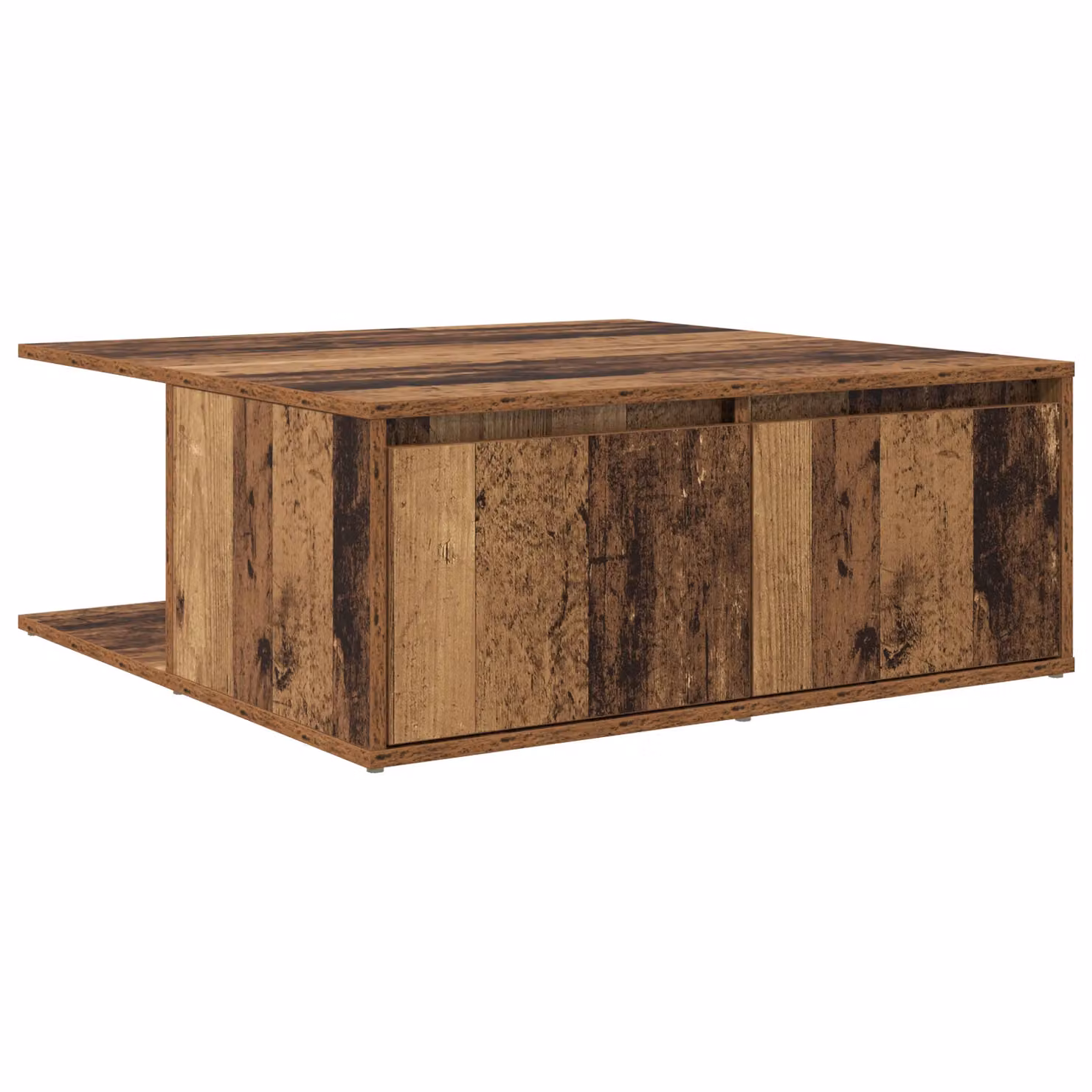 Berkfield Home Modern Square Coffee Table in Brown, W/D/H: 80 x 80 x 31 cm – 2