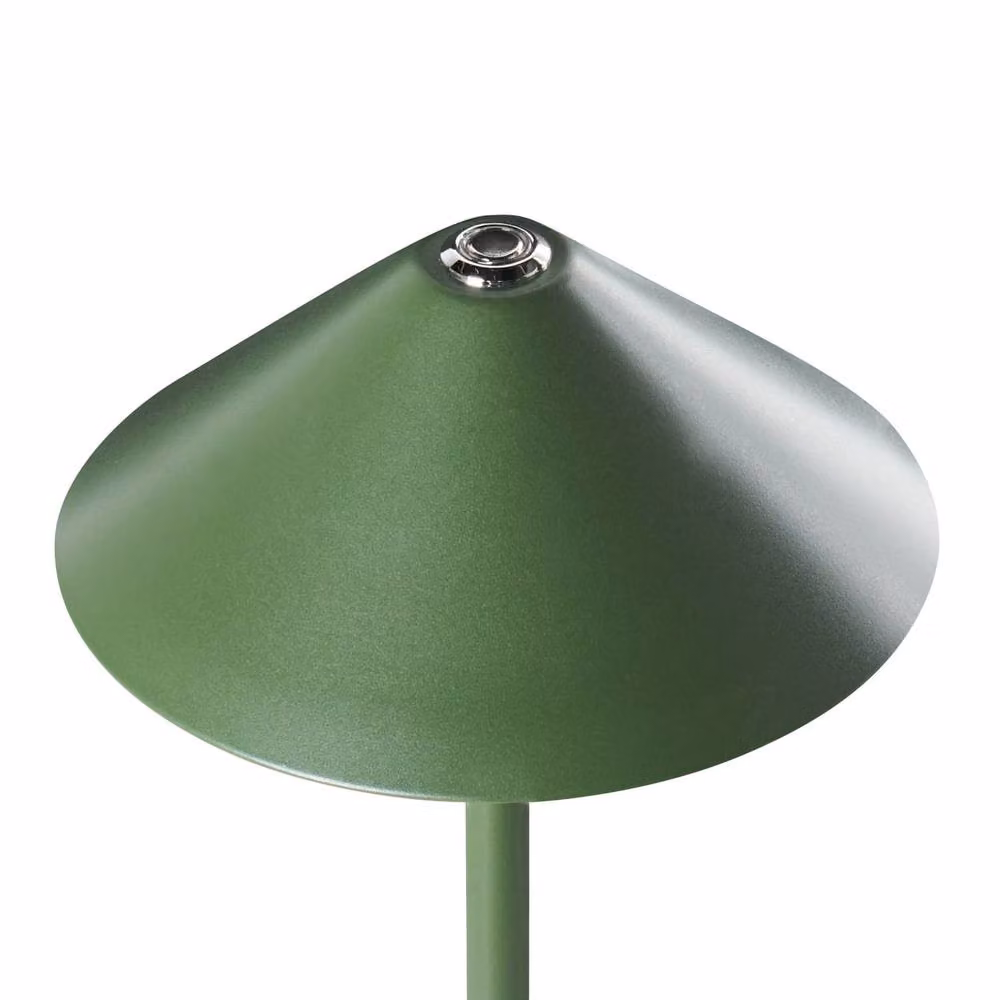 Wyld and Coco Rechargeable Wireless Dimmable Table Lamp in Green, H 33 cm x W 18 cm x D 18 cm – 3