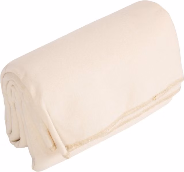 Red Hamper Waterproof Fleece Picnic Rug in Beige and Orange