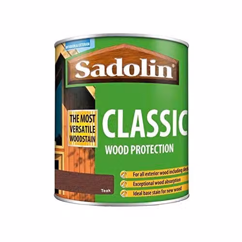 Sadolin Classic Weatherproof Wood Protection, Teak Brown, 1 l