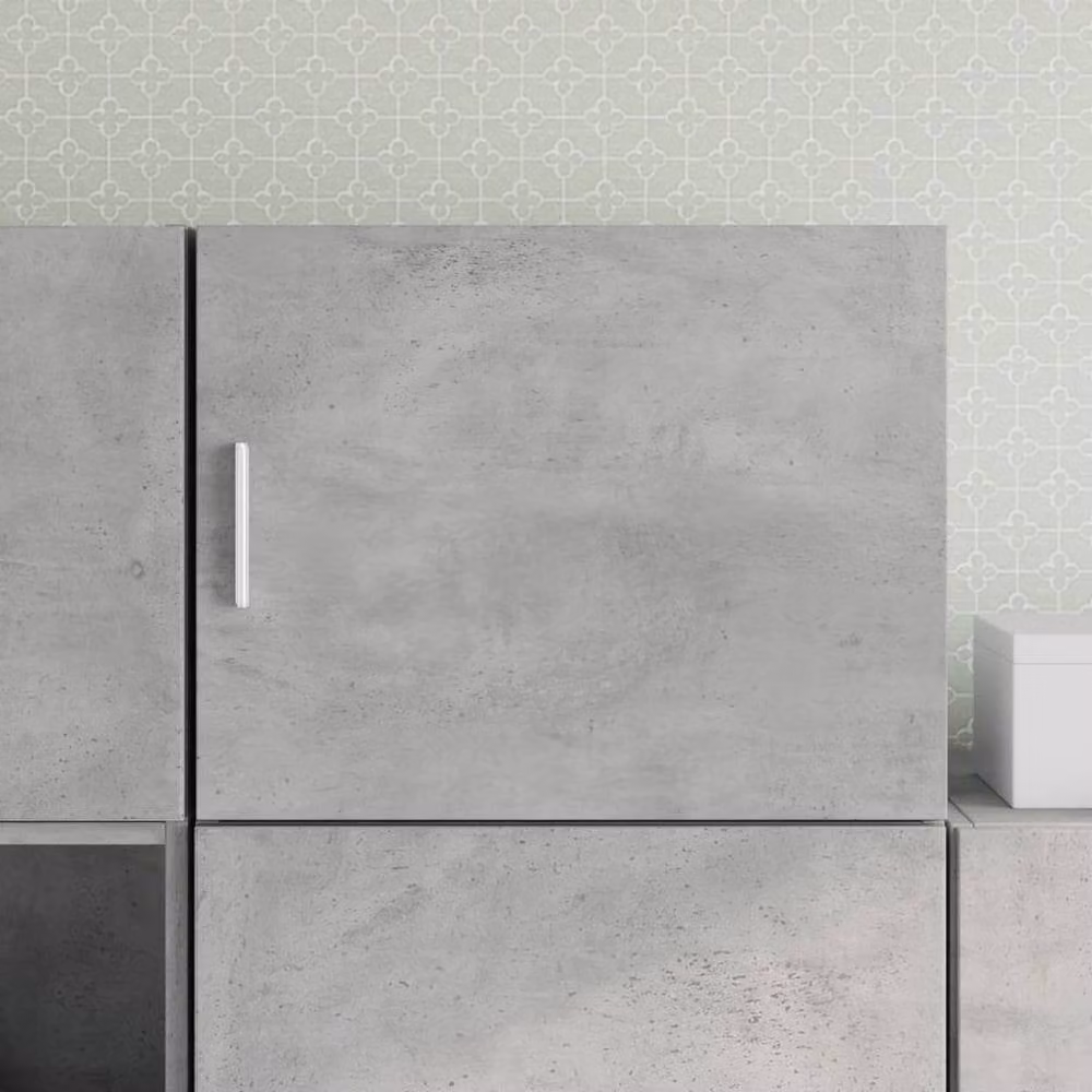 Berkfield Home Wall Cabinet in Concrete Grey, W: 50 cm, D: 42.5 cm, H: 40 cm – 1