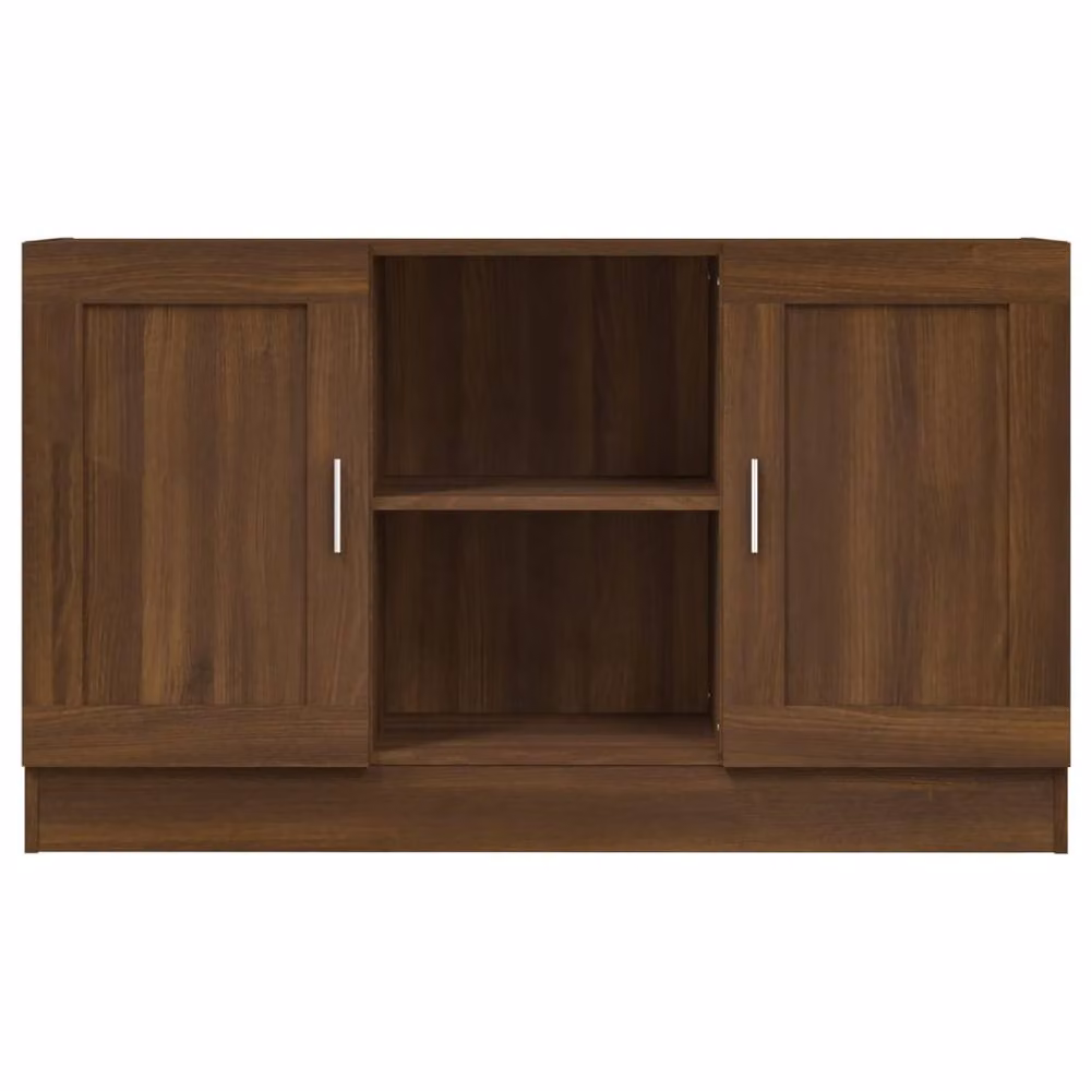 Berkfield Home Modern Brown Oak Sideboard, W/D/H: 120 x 30.5 x 70 cm – 3