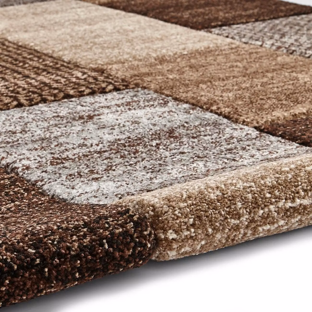 The Rug Shop UK Beige Handmade Modern Geometric Polypropylene Rug W: 200 cm, D: 290 cm – 4