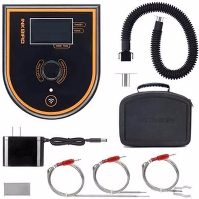 Inkbird ISC-007BW Bluetooth Grill Temperature Controller with App Control, Black