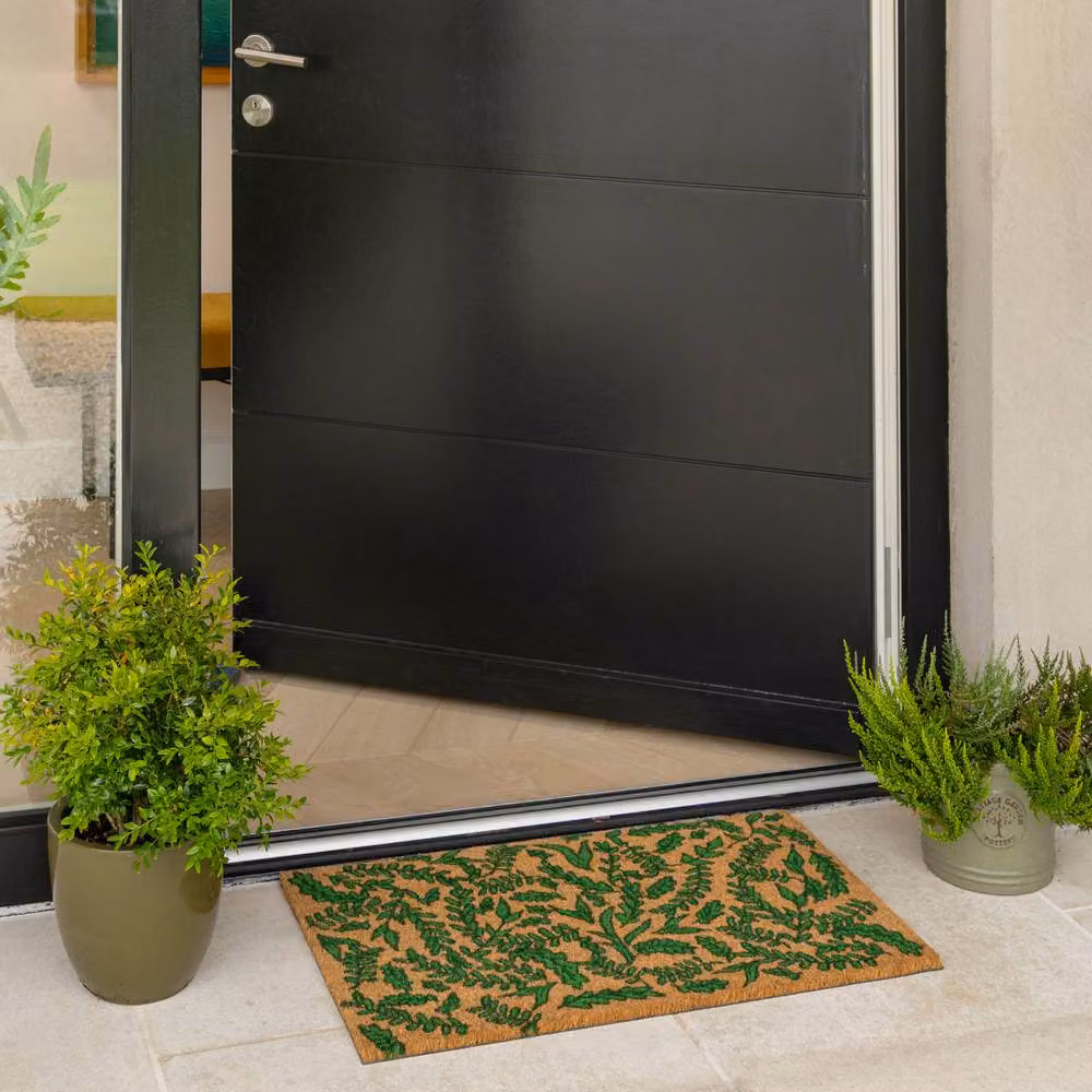 Kukoon Bramble Natural Coir Front Door Mat in Beige, W: 45 cm, D: 70 cm – 2
