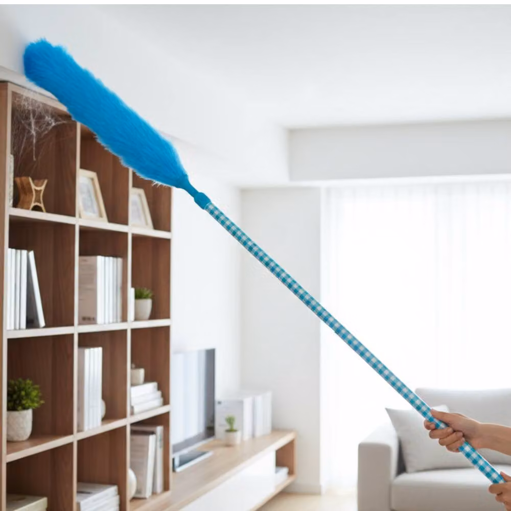Bedsland DL Static Microfibre Duster with Telescopic Handle, Available in Blue or Multicolour, W: 1 m, H: 0.5 m – 3
