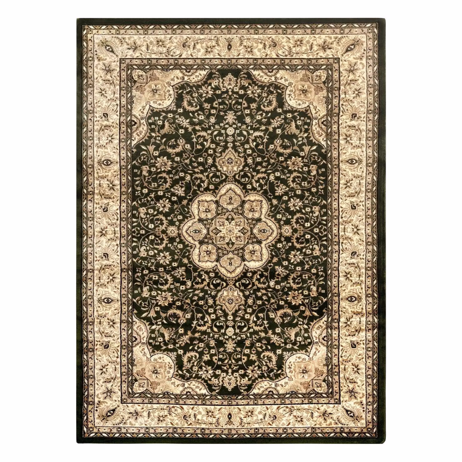 RugsX Royal Oriental Rug in Green, W: 200 cm, D: 100 cm – 2