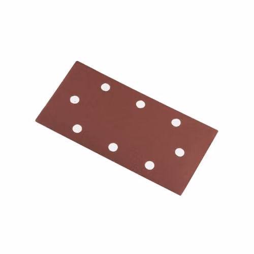 IRWIN 5-Piece Punched Orbital Sander Sanding Sheet Set in Red and Black