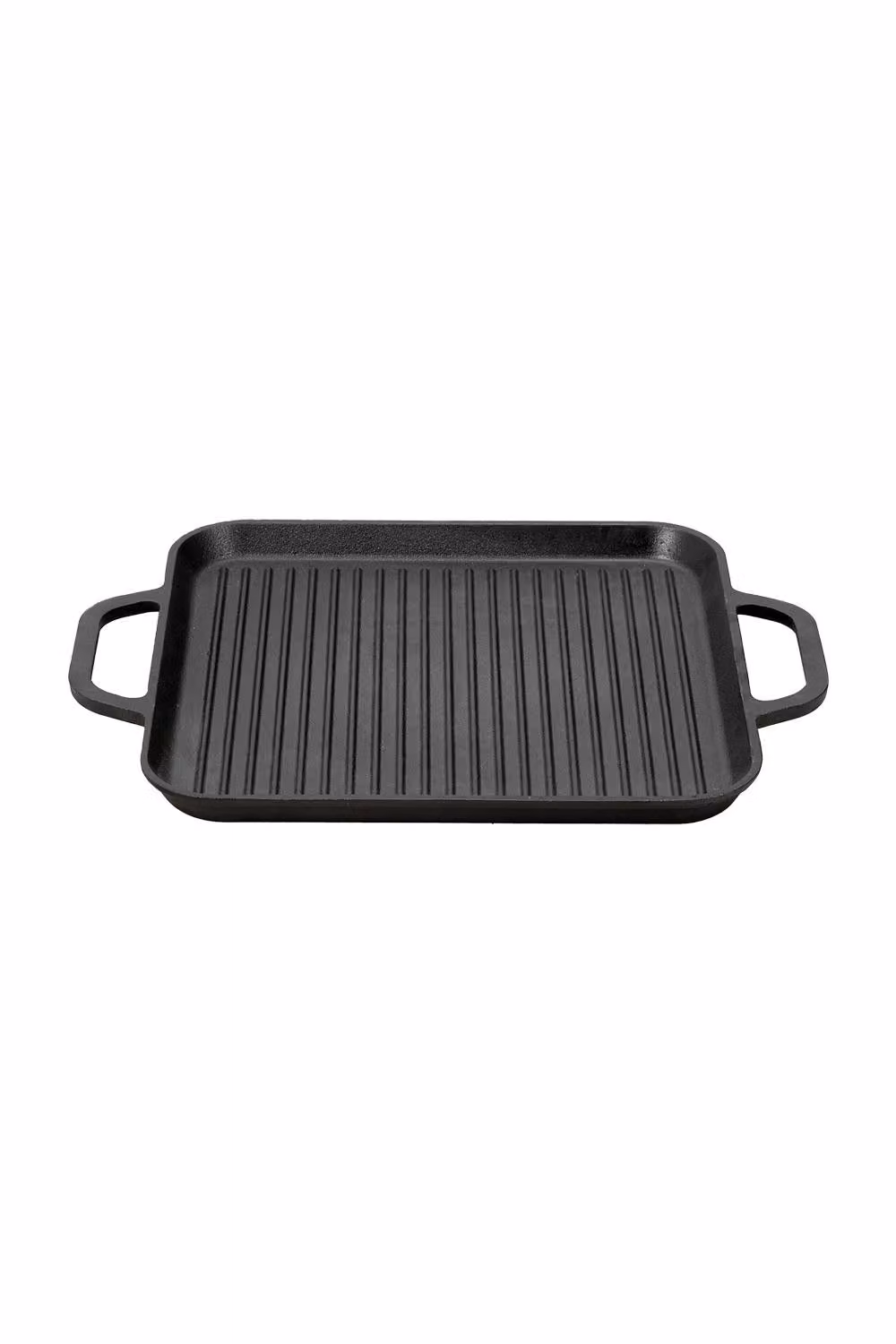 Garden Sanctuary Uncoated Cast Iron Griddle Pan in Black – 2