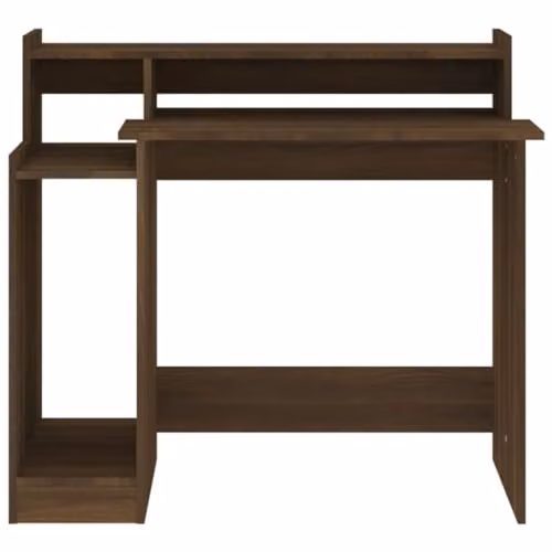vidaXL Modern Gaming Desk in Brown MDF with W/D/H: 97 x 45 x 90 cm – 3