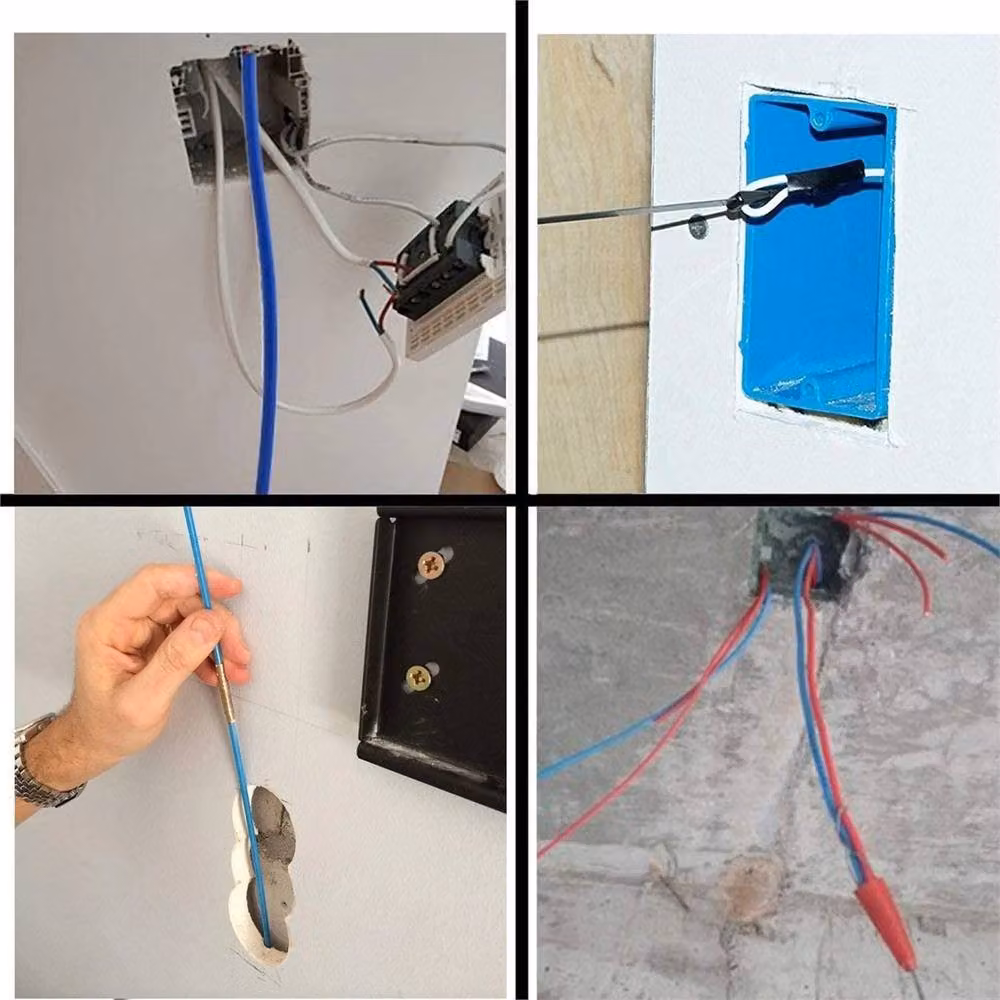 Nordara 10M Cable Access Kit with 10 Blue Plastic Electrician Puller Rods for Wires and Cables – 2