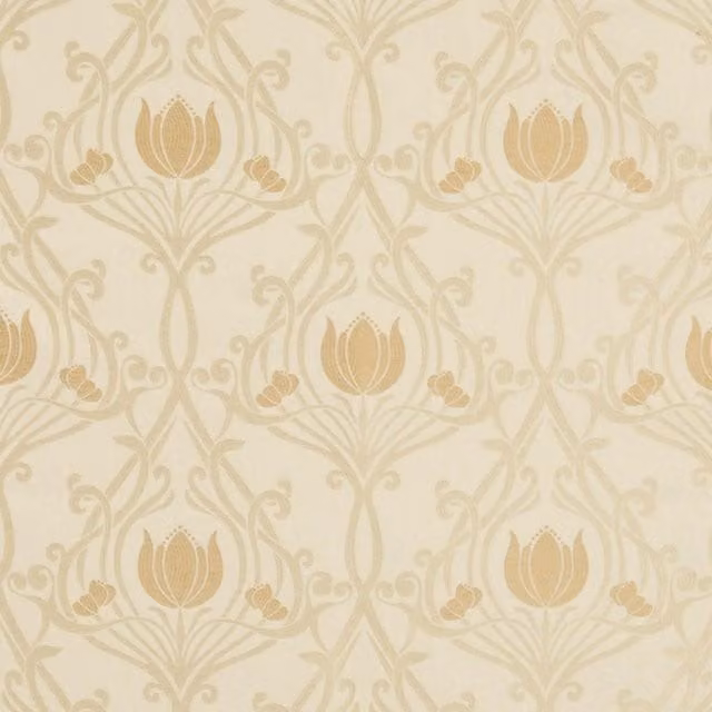 iLiv Lalique Fabric Topaz in Gold and Beige