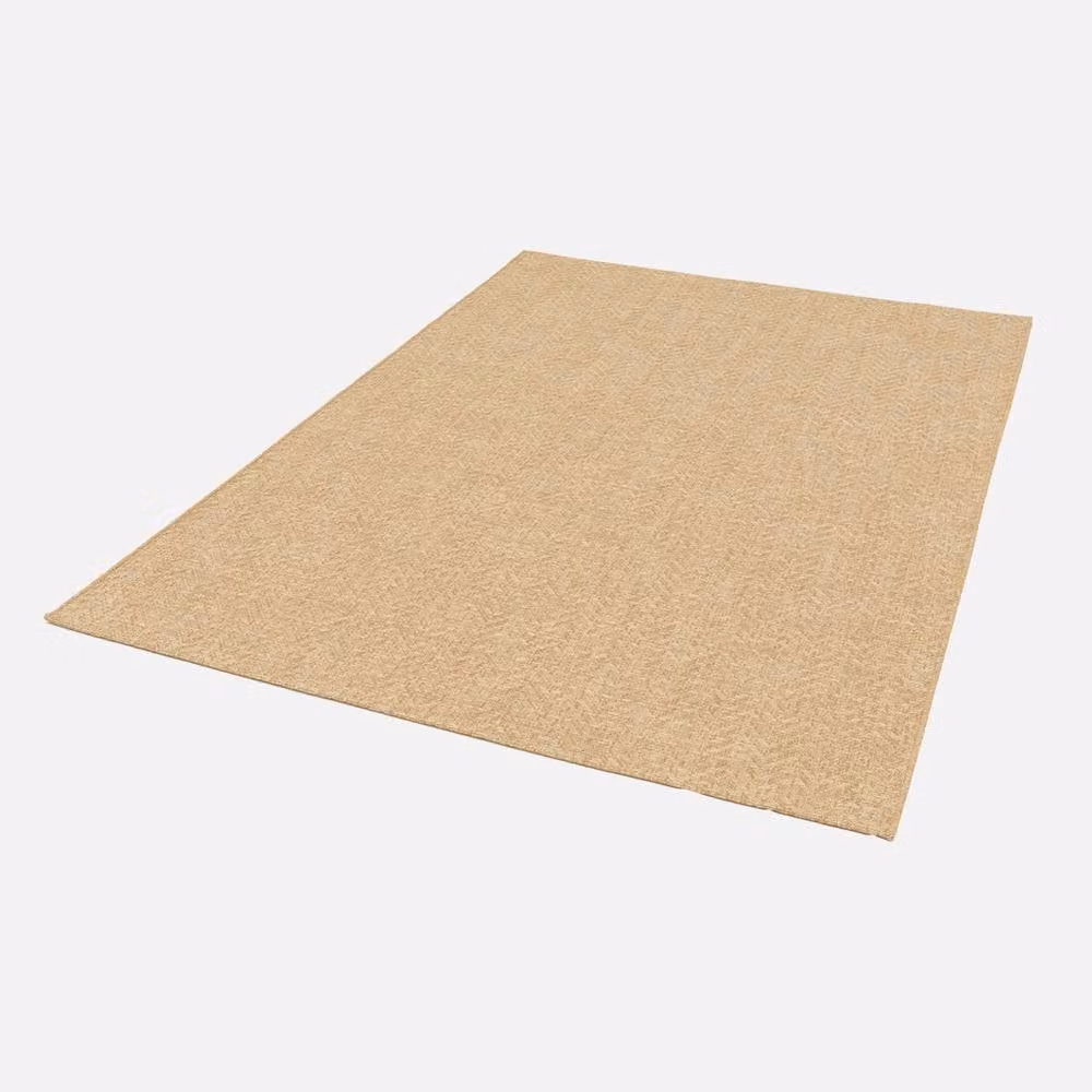 sweeek Natural Jute-Effect Indoor and Outdoor Rug in Beige, W/D/H: 120 x 170 cm – 2