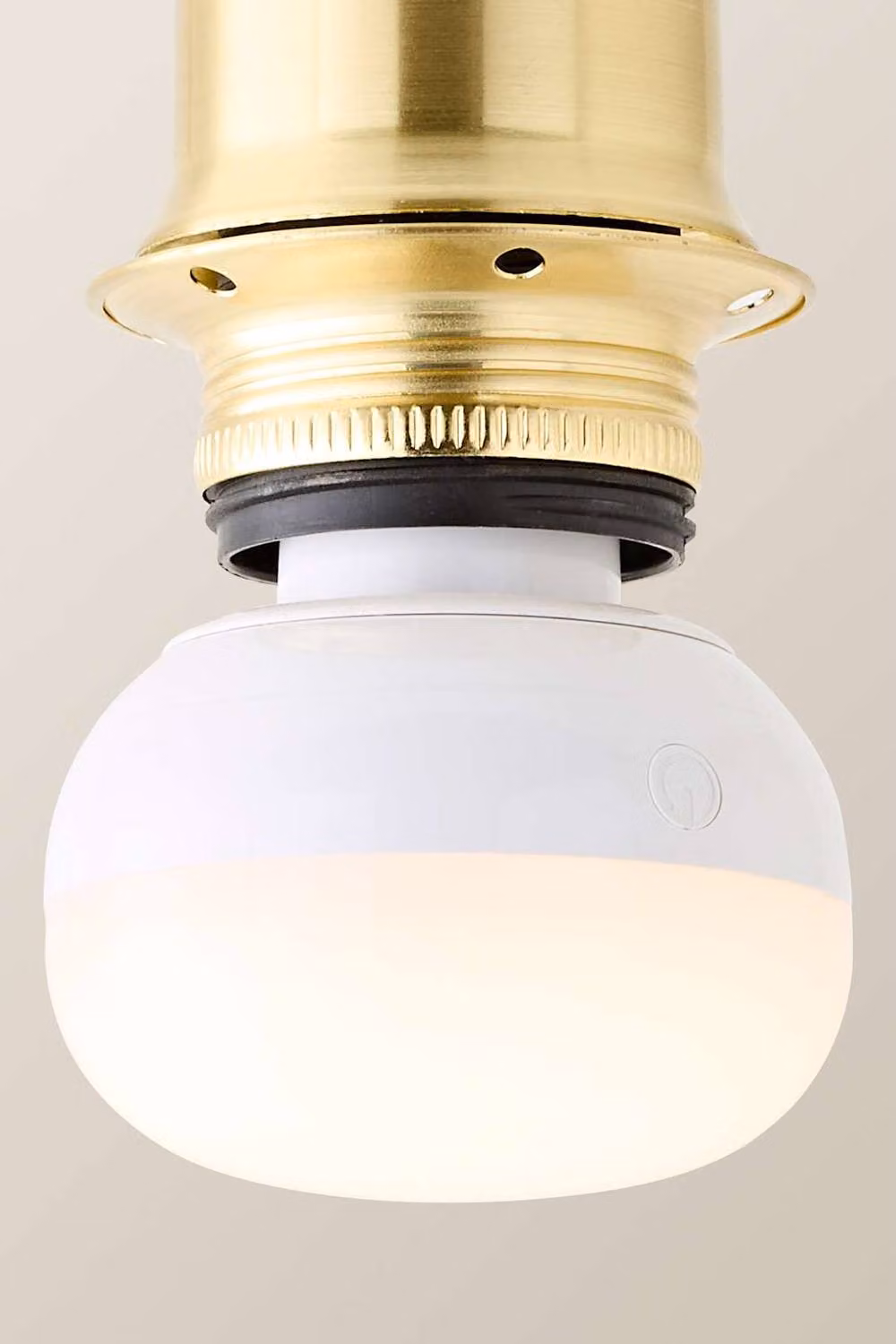 ValueLights Shaw Rechargeable Ceiling Pendant Lampholder in Gold/Brass – 2